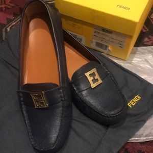 💯 Authentic FENDI Mocassino Crosta Elite loafers